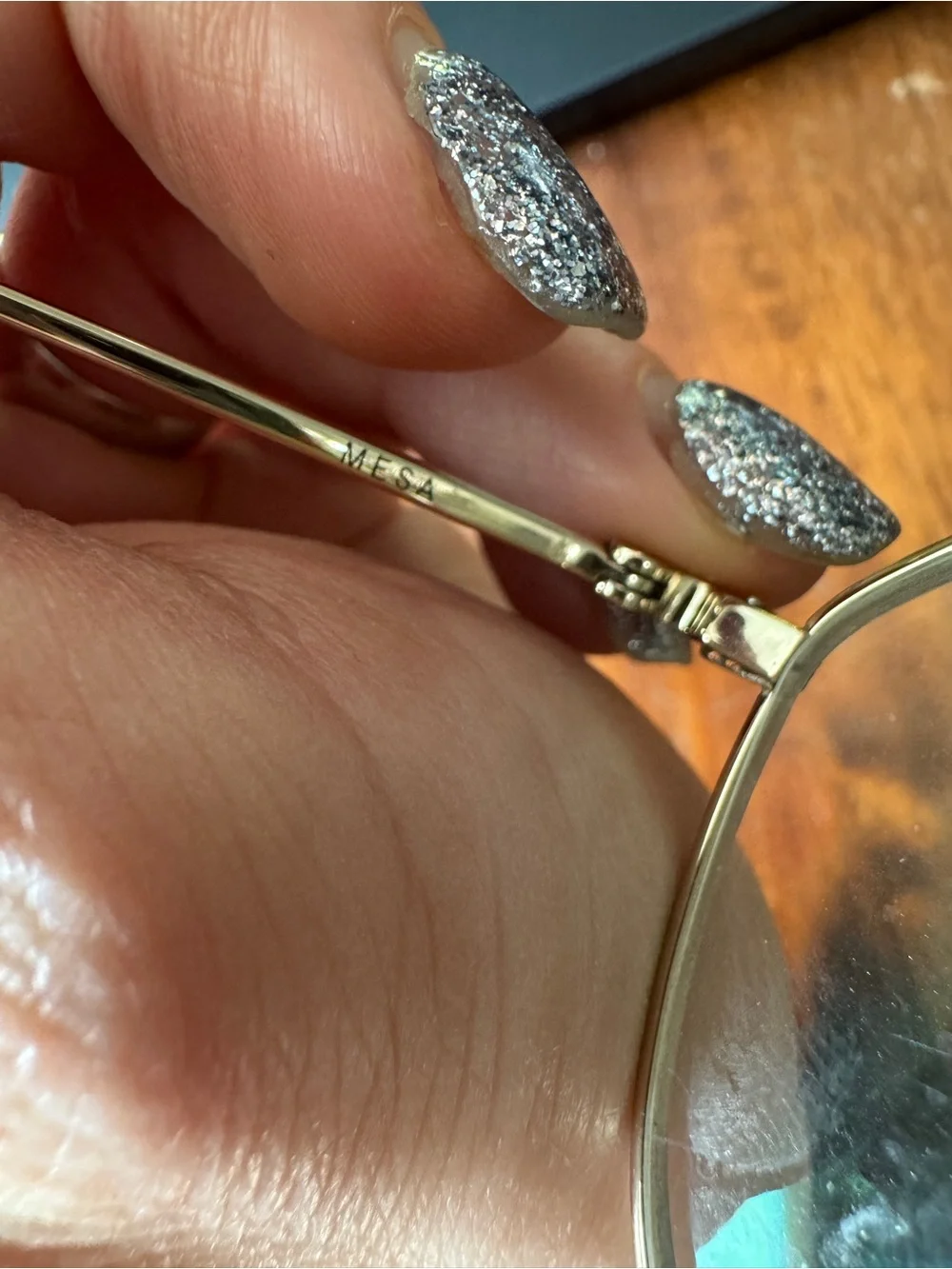 KREWE Mesa 12k Gold Titanium Aviator-Style unisex Glasses